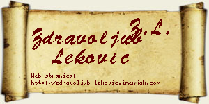 Zdravoljub Leković vizit kartica
